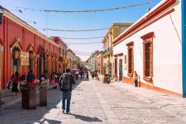 rue dans la ville de Oaxaca