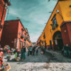 rue de San Miguel de Allende dans l'Etat de Guanajuato